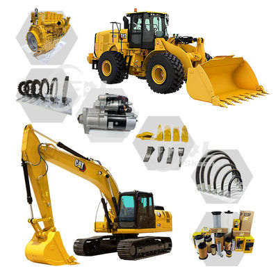 Partes de maquinaria de construcción personalizables para cargadores y excavadoras Caterpillar