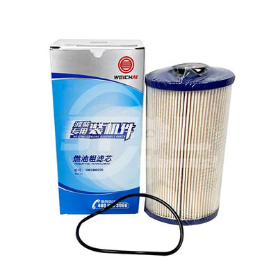 Elemento de filtro de combustible 1001362236 Partes de motores Weichai